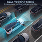 🚗📹 4-in-1 Dashcam Systeem – Voor-, Achter-, Binnen- en Zijopnames in Eén
