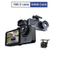 🚗📹 4-in-1 Dashcam Systeem – Voor-, Achter-, Binnen- en Zijopnames in Eén