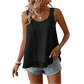 ⏰52% KORTING – Slechts tijdelijk✨Elegante tanktop met kanten bandjes en stippen