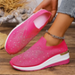 ⏰ TIJDELIJKE PRIJSVERLAGING! 💎Platform sneakers met stras, hoog comfort