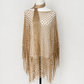 💐✨ Metallic Gehaakte Cover-Up – Licht, Luchtig & Perfect voor Zomerse Dagen