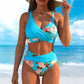 🌸👙🌊 Dames bikini set met bloemenprint en hoge taille 🩱💐🌞