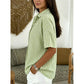 👚 Dames Gestreepte Blouse met Korte Mouwen – Casual & Tijdloos ✨