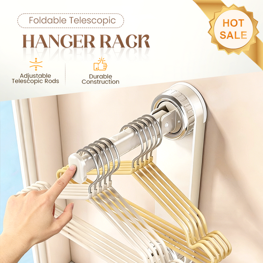 🧺🔥 NU 50% KORTING! Uitschuifbaar & Opvouwbaar Wasrek met Zuignappen – Ruimtebesparend voor Badkamer, Balkon & Kleine Woning ✨