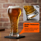 🍻 Ornate Embossed Bierglas – Perfect voor Koude Dranken & Gezellige Avonden ✨
