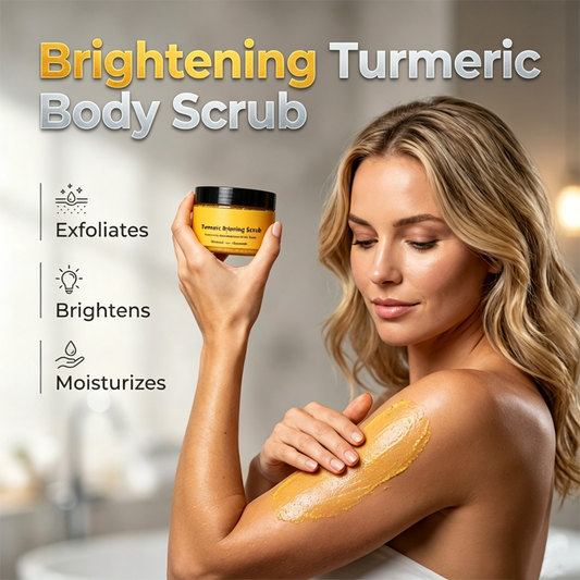 🌿 Kurkuma Bodyscrub – Zachte Exfoliatie voor Gladde & Stralende Huid ✨