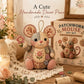 🐭✨ Handgemaakt Vintage Naaisetje in Muisvorm – Compact & Uniek Design