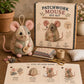 🐭✨ Handgemaakt Vintage Naaisetje in Muisvorm – Compact & Uniek Design