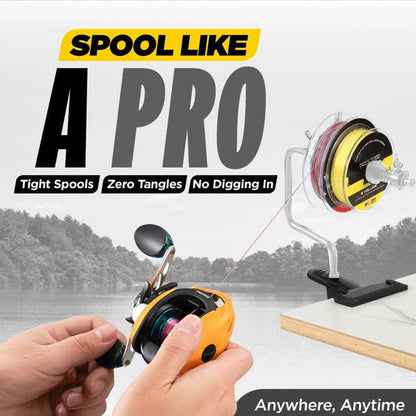 🎣⚙️ Clip-type Vislijnspoeler – Snel, Netjes & Zonder Gedoe Spoelen