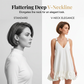 👗 TIJDELIJK 53% KORTING! 💥 Jurk met V-hals en ballonzoom – Volumineuze ruches, verstelbare bandjes, vederlicht ✨