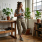 👖 60% KORTING! Dames Casual Capri Broek – Comfortabele Pasvorm & Handige Opbergzakken 🌿