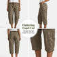 👖 60% KORTING! Dames Casual Capri Broek – Comfortabele Pasvorm & Handige Opbergzakken 🌿