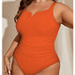 💙 Plus Size Badpak met Buikcorrectie – Ondersteunend, Flatterend & Comfortabel ✨