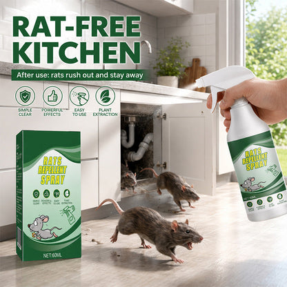 🐭🌿 Natuurlijke Rattenwerende Spray – Houd Ongenode Bezoekers Op Afstand ✨