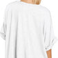 Casual Ruimvallende Top Met V-Hals – Luchtig & Comfortabel