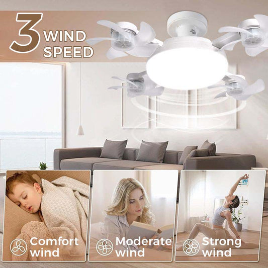 🌀 50% KORTING – E27 LED Ventilator Lamp – Koeling & Licht Zonder Installatie 💡