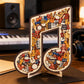 🎵 Houten Muziek Puzzel – Ontspanning, Plezier & Creatief Denken ✨