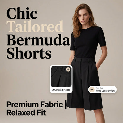 🌸 Bermudashorts voor dames met een losse pasvorm