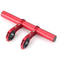 Geen ruimte meer op het fietsstuur voor lamp, GPS en telefoonhouder naast elkaar – Aluminium Stuurverlenger | 10 of 20 cm | Rubberen Pakking | Rood, Zwart of Blauw 🚲🔧