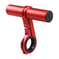 Geen ruimte meer op het fietsstuur voor lamp, GPS en telefoonhouder naast elkaar – Aluminium Stuurverlenger | 10 of 20 cm | Rubberen Pakking | Rood, Zwart of Blauw 🚲🔧