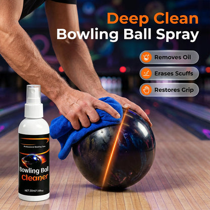 🎳60% KORTING! 50K+ verkocht! Stop met gooien met een vette, glibberige bal! Deze spray rukt de baanolie er in seconden af en de bijgeleverde doek maakt 'm droger dan een woestijn – klaar voor je volgende strike!