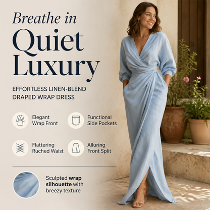 ✨ Elegante Dames Maxi Jurk – Comfortabele Pasvorm met Vrouwelijke Uitstraling 🌸
