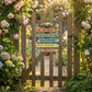 🌿 50% KORTING – Rustieke Houten Tuin Wanddecoratie – Warme Sfeer voor Huis & Tuin ✨