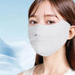 UPF50+ Ice Silk Zonnescherm gezichtsmasker met ventilatie