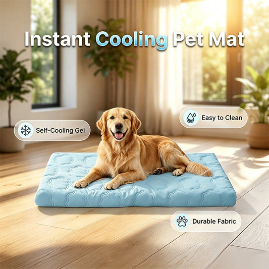 ❄️ Premium Koelende Huisdiermat – Bescherming tegen Zomerhitte voor Honden & Katten 🐾