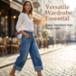 👖 50% KORTING – Hoge Taille Cropped Jeans – Wijde Pijpen & Flatterende Pasvorm 💙
