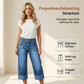 👖 50% KORTING – Hoge Taille Cropped Jeans – Wijde Pijpen & Flatterende Pasvorm 💙