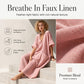 ✨ BESTSELLER ✨ Losse V-Hals Jumpsuit – Comfortabele Mengstof, Grote Zakken & Ademend