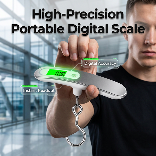 ⚖️ Digitale Hangweegschaal – Compact, Nauwkeurig & Tot 50 kg ✨