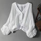🌸 Dames Lichtgewicht Zonbeschermend Shirt – Luchtig, Losvallend & Perfect Voor Zonnige Dagen