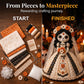 💀 Spooky Skelet Bruid DIY Set – Unieke Halloween Woondecoratie 🎃