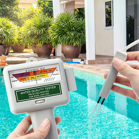 🔬💧  57% korting! 2-in-1 Poolwater pH- & Chloortester – Digitale meting van pH-waarde & Chloorgehalte – Snel, waterdicht & ideaal voor zwembaden, whirlpools & spa ✨