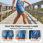 👖 Bermuda Denimshort voor Dames – Comfortabele Pasvorm & Praktische Zakken ☀️