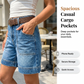 👖 Bermuda Denimshort voor Dames – Comfortabele Pasvorm & Praktische Zakken ☀️
