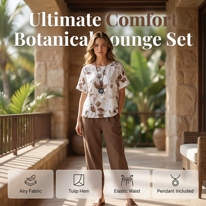 🌸 Dames T-Shirt Set met Print – Comfortabel, Casual & Makkelijk te Combineren 👕