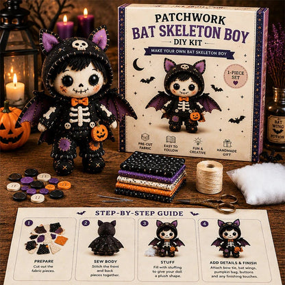 Halloween DIY Skeletpop Naaiset – Creëer Je Eigen Griezelige Decoratie