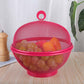🍎 50% KORTING – Fruitwasmand met Deksel | Wassen, Uitlekken & Vers Bewaren in Eén | Roestvrij Staalgaas