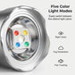 🔦 Oplaadbare LED-Hoofdlamp | 5 Lichtkleuren & Sensorbediening | Voor Klussen, Wandelen, Kamperen en Dagelijks Gebruik