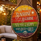 🌈 Vrolijk Regenboog Tuinbord – Kleurrijke Decoratie voor Tuin & Terras 🌿