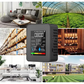 🌿 5-in-1 Binnenluchtkwaliteitsmonitor – Realtime Weergave, Slim & Eenvoudig Af te Lezen 📊