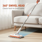🧹 Handsfree Platte Mop met Clipsysteem – Schoonmaken Zonder Steeds te Bukken | Dun Ontwerp, Stevige Clip & Makkelijk in Gebruik ✨