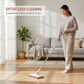 🧹 Handsfree Platte Mop met Clipsysteem – Schoonmaken Zonder Steeds te Bukken | Dun Ontwerp, Stevige Clip & Makkelijk in Gebruik ✨