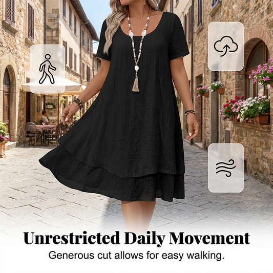 ✨ Casual Damesjurk Met Losse Pasvorm – Comfortabel, Elegant En Perfect Voor Elke Dag
