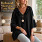 ✨ Tijdloze V-Hals Top Voor Dames – Zacht, Elegant En Perfect Voor Elke Gelegenheid