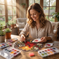 ✨ DIY Diamond Painting Hanger – Kardinalen Bij Zonsopgang | Complete Creatieve Set 🐦🌅