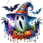 🎃 50% KORTING – Diamanten Halloween Krans DIY Set | Creëer Zelf Een Unieke Feestelijke Decoratie